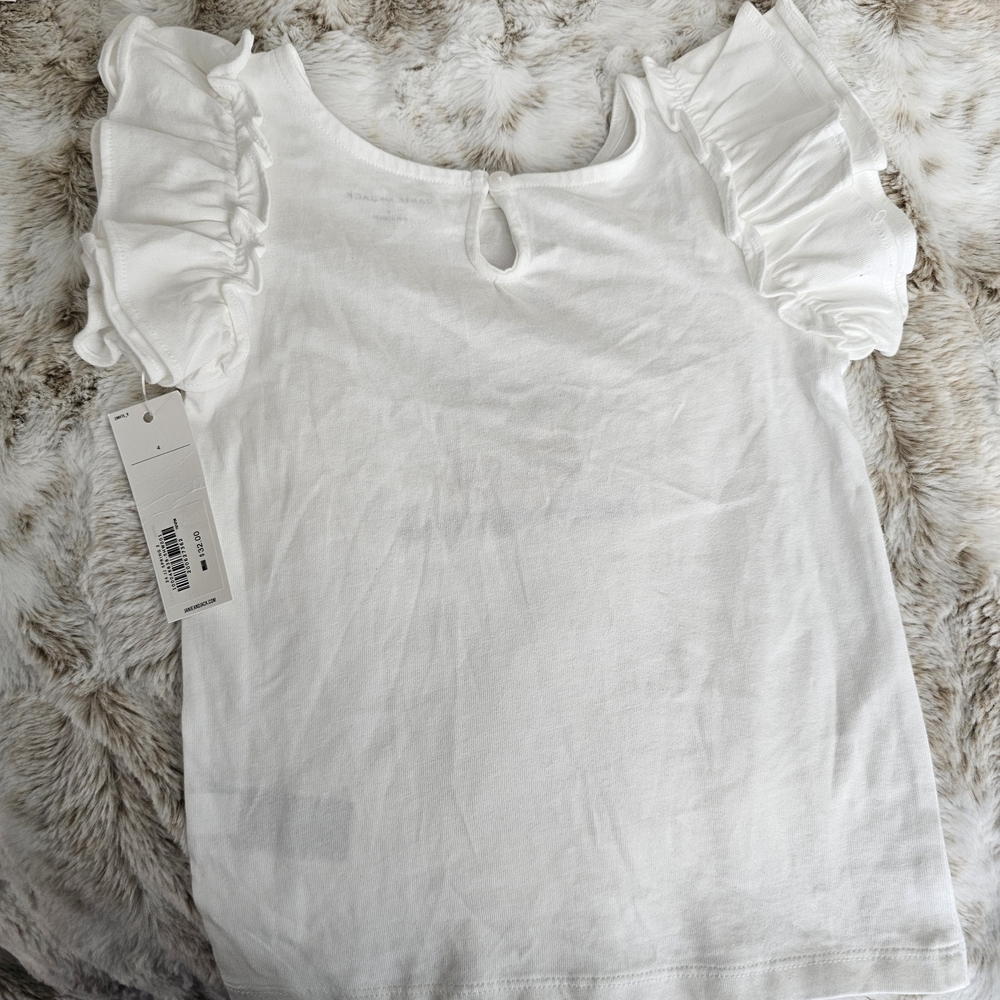Hello Spring White Kids Top - Picture 5 of 13